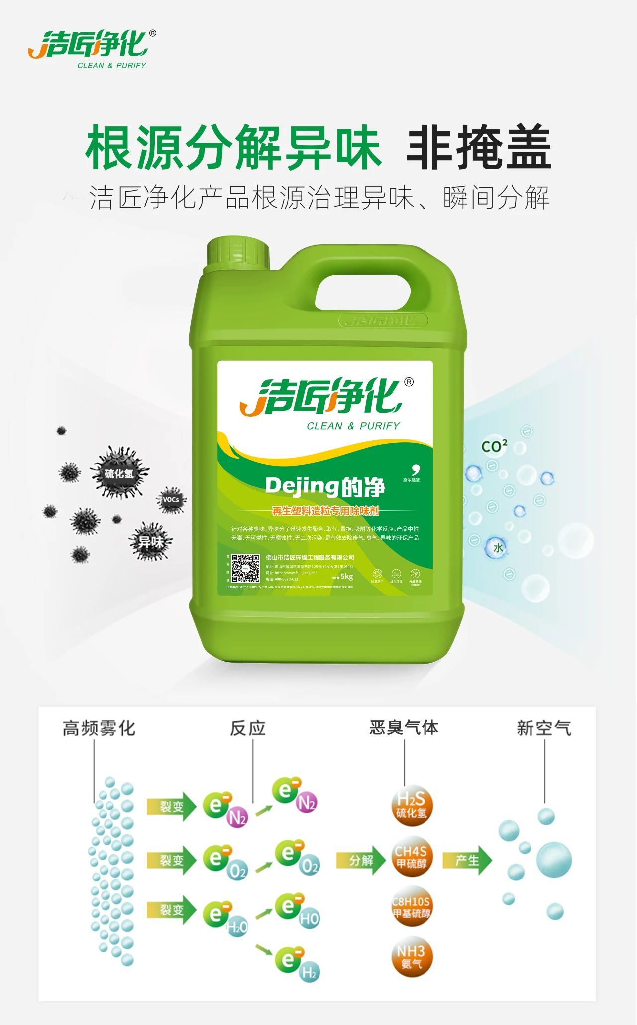 再生塑料造粒生產如何除臭?Dejing的凈除臭劑一站式解決方案!.jpg 再生塑料造粒生產如何除臭?Dejing的凈除臭劑一站式解決方案!.jpg